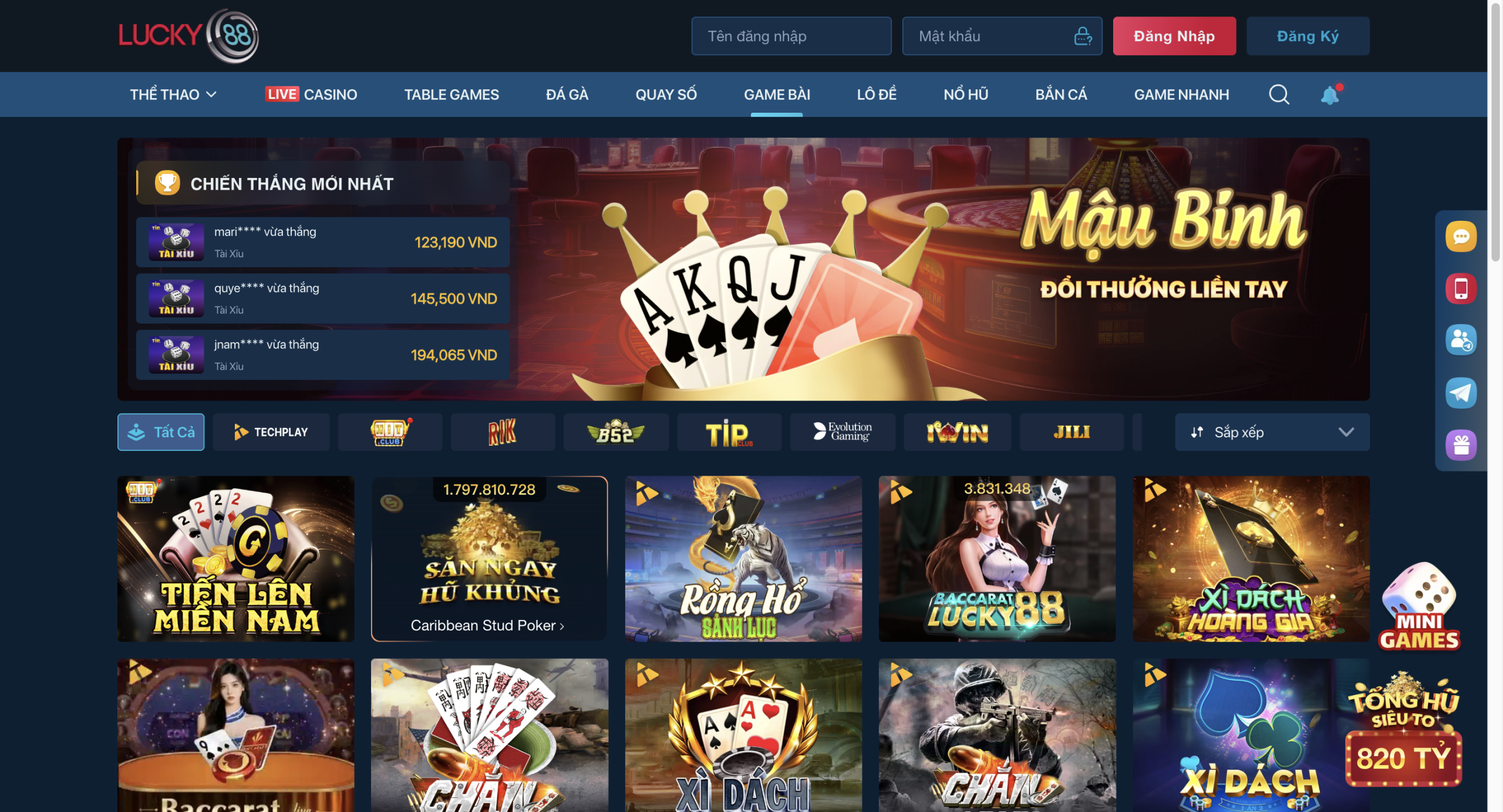 Lucky88 - Extra Choice, RTP 96%, Thiết kế Á Đông độc đáo