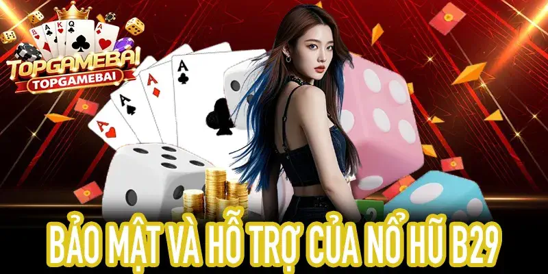 Bảo mật và hỗ trợ người chơi nổ hũ B29 an toàn